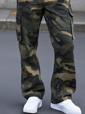 Retro Camouflage Overalls for Men & Women – Fast 24-Hour Shipping, Stylish Fashion Jumpsuit