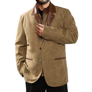 Men's Vintage Buckskin Jacket for Autumn - Quick 24-Hour Shipping | MTA2225C0TO