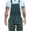 Men's Army Green Short Overalls with Multiple Pockets – Fast 24-Hour Shipping