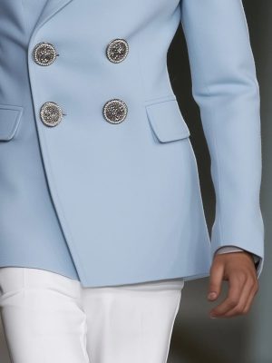 Men's Double-Breasted Wool Jacket – Stylish, Warm & Ships in 24 Hours