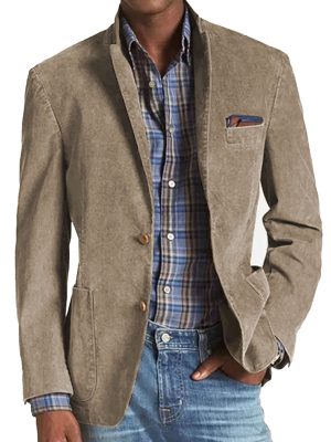 Retro Casual Blazer with 3 Pockets – Solid Color Lightweight Jacket, Ships in 24 Hours