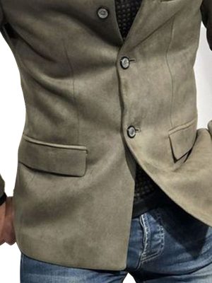 Men's Casual Stand Collar Jacket with Three Pockets – Fast 24-Hour Shipping