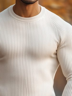 Fast Shipping Solid Color Crew Neck Sweater for Men & Women – 24-Hour Dispatch