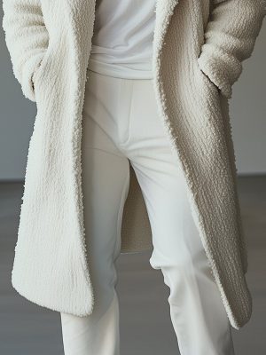 Sherpa Long Coat for Women – Casual Solid Color Warm Winter Coat with 24-Hour Fast Shipping